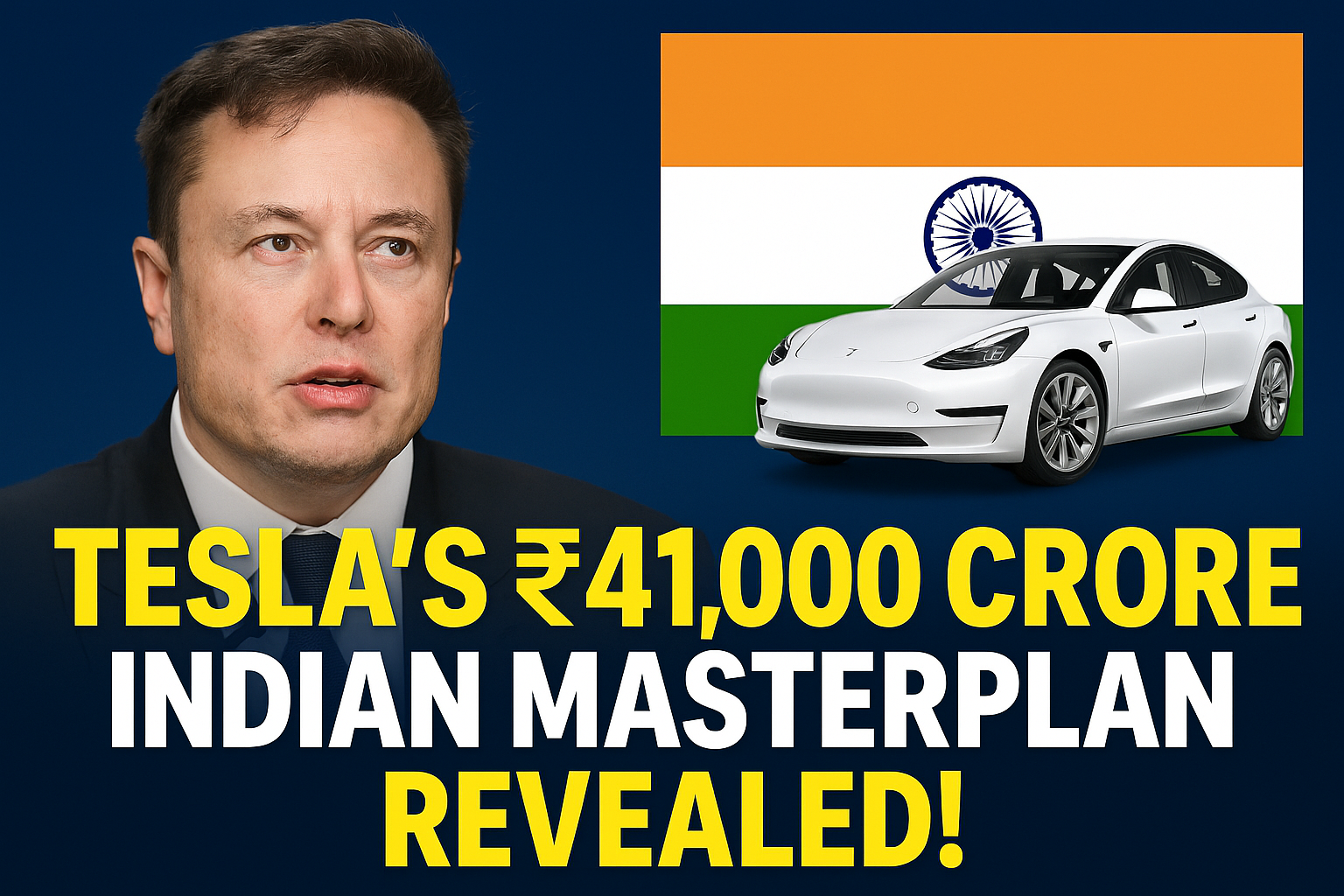 Tesla’s ₹41,000 Crore Indian Masterplan Revealed!