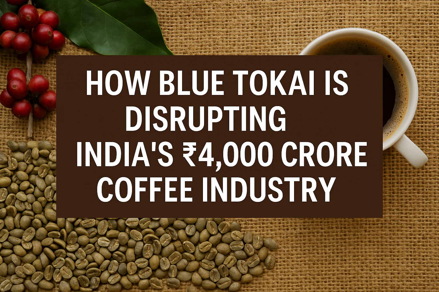 How Blue Tokai is DISRUPTING India's 4000 Crore Coffee Industry
