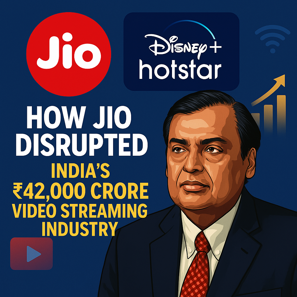 How Jio Disrupted India’s 42000 Crore Video Streaming Industry